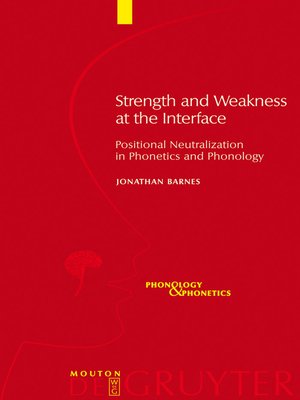 cover image of Strength and Weakness at the Interface